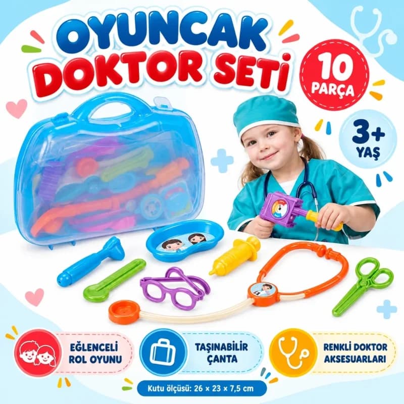 Şık Doktor Çantası 1 Adet Sağlık Alanı İçin