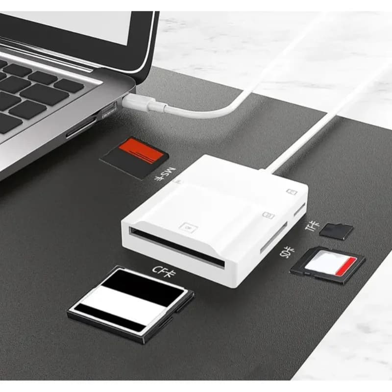 Kompakt 4'lü Kart Okuyucu Type-c Usb 3.0