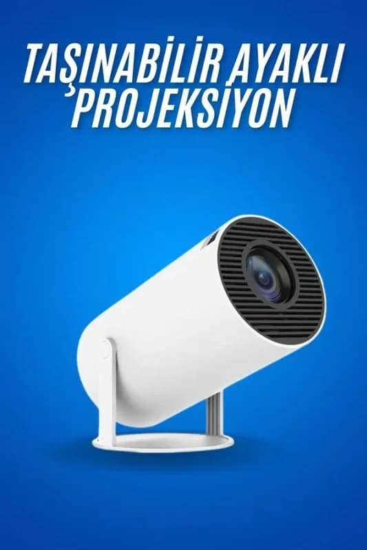 Taşınabilir Mini Projektör 720p Hdmı Usb Wi-fi Ekran
