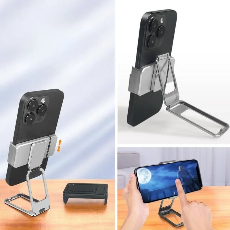 Ergonomik Metal Telefon Standı 360 Derece Dönme Özelliği ile
