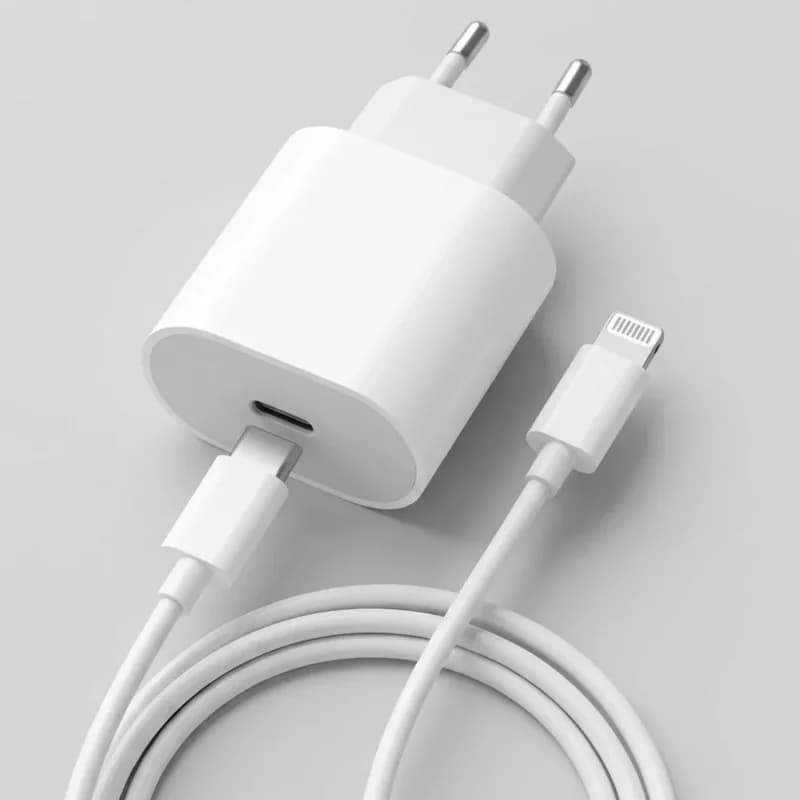 Ultra Hızlı 20 W USB-C Lightning Şarj Adaptörü ile Kablolu Şarj Cihazı