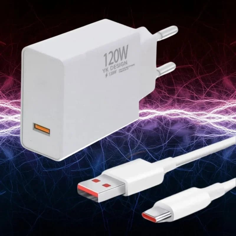 Ultra Hızlı 120 W USB Type C Kablolu Şarj Aleti
