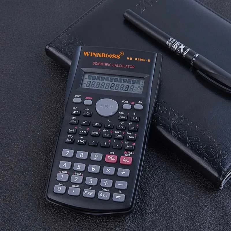 Ergonomik Kapaklı Pilli Bilimsel Hesap Makinesi - 240 Fonksiyonlu