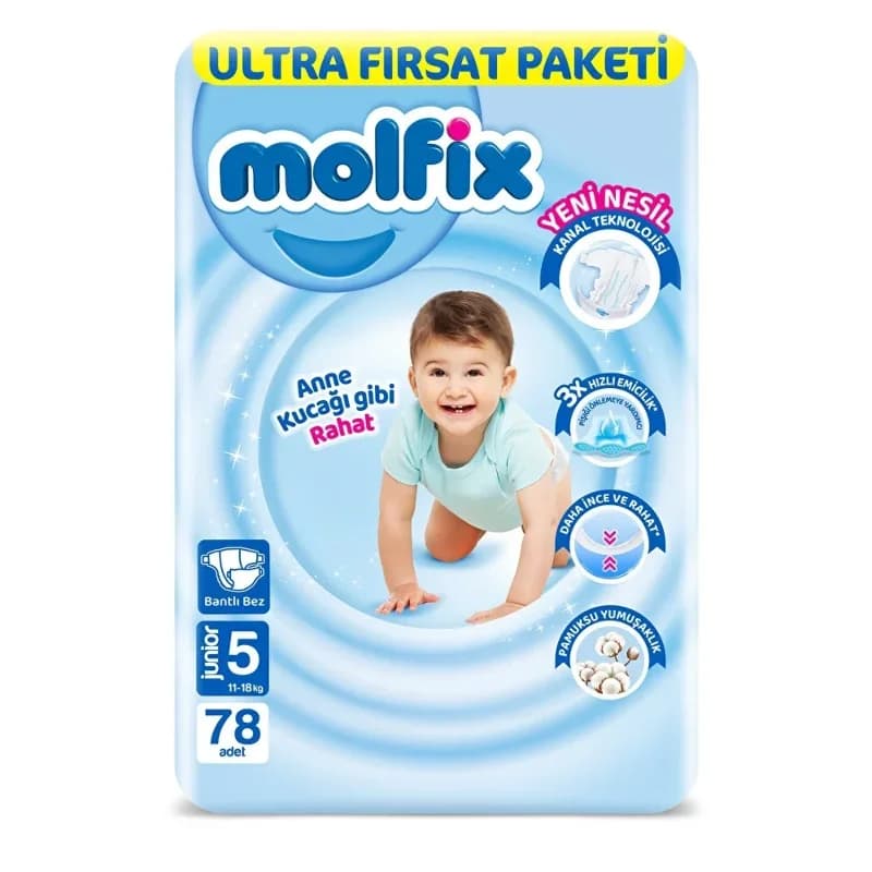 Ultra Fırsat Paketi Bebek Bezi 11-18 Kg 78 Adet