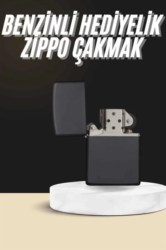 Şık Metal Çakmak Doldurulabilir 1 Adet Hediyelik