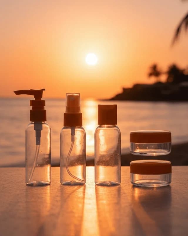 Seyahat Boy 5’li Kozmetik Dolum Seti 30 ml Sızdırmaz Tasarım