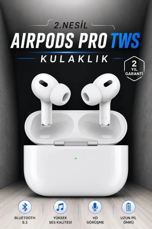 Kablosuz Bluetooth Kulaklık Gürültü Önleme, Su Geçirmez, Mikrofonlu
