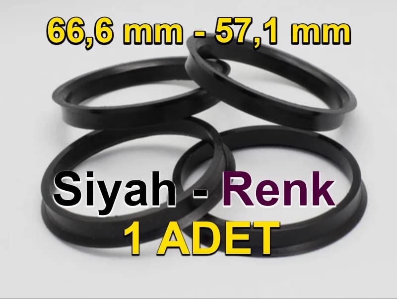 jant göbek bileziği - 66,6mm-57,1mm  - jant göbek aparatı 1 adet