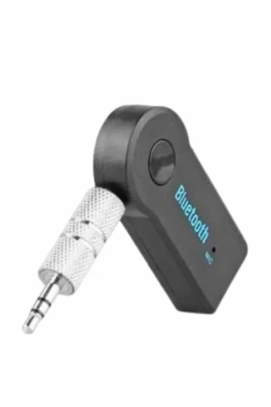 Kablosuz Bluetooth Aux Araç Kiti 3.5mm Uyumlu Siyah