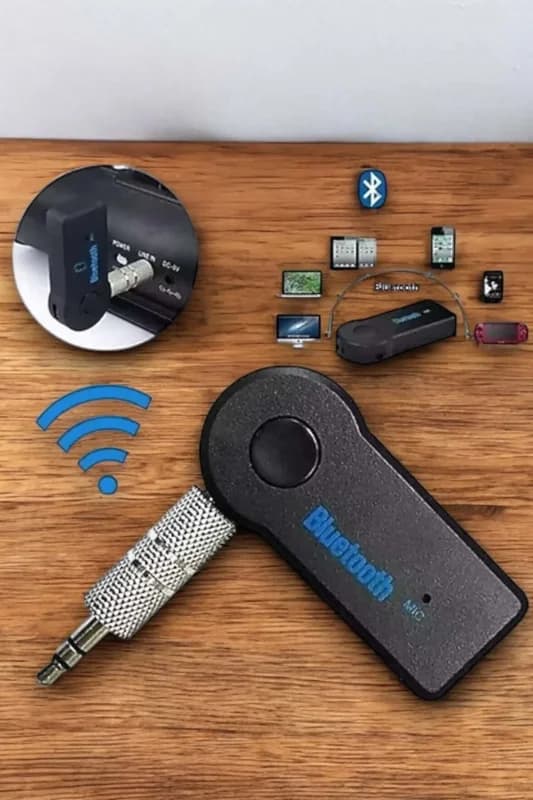 Kablosuz Bluetooth Aux Araç Bağlantı Kiti Tüm Araçlar İçin