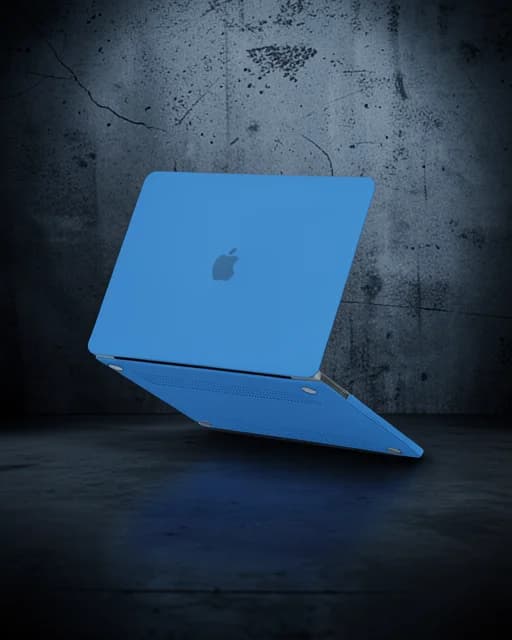 Apple Macbook Pro 13 2020 Macbook Buzlu Kapak - Mavi