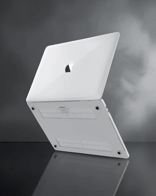 Apple Macbook Pro 13 2021 Macbook Buzlu Kapak - Şeffaf