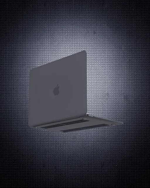 Apple Macbook Air 13.3 Macbook Buzlu Kapak - Füme