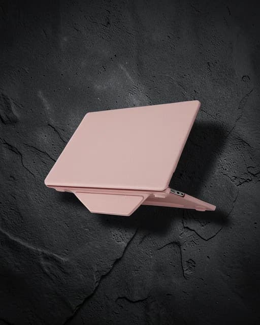 Apple Macbook Air 15 2024 Macbook Deri Kapak - Pembe