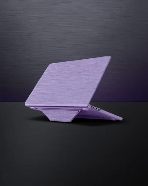Apple Macbook Air 15 2023 Macbook Kumaş Kapak - Mor