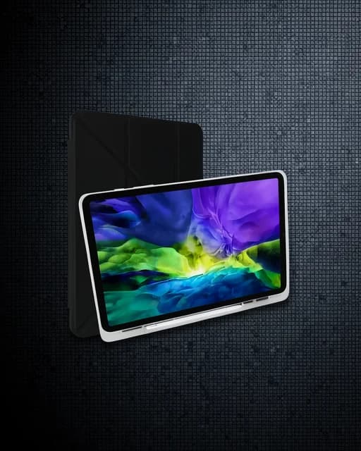 Samsung Galaxy X200 Tab A8 10.5 Kılıf Kalemlikli Mars Tablet Kılıfı - Siyah