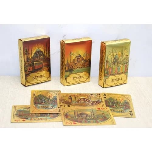 Temalı Oyun Kartı 9 Cm Eğlence Seti (istanbul Model)