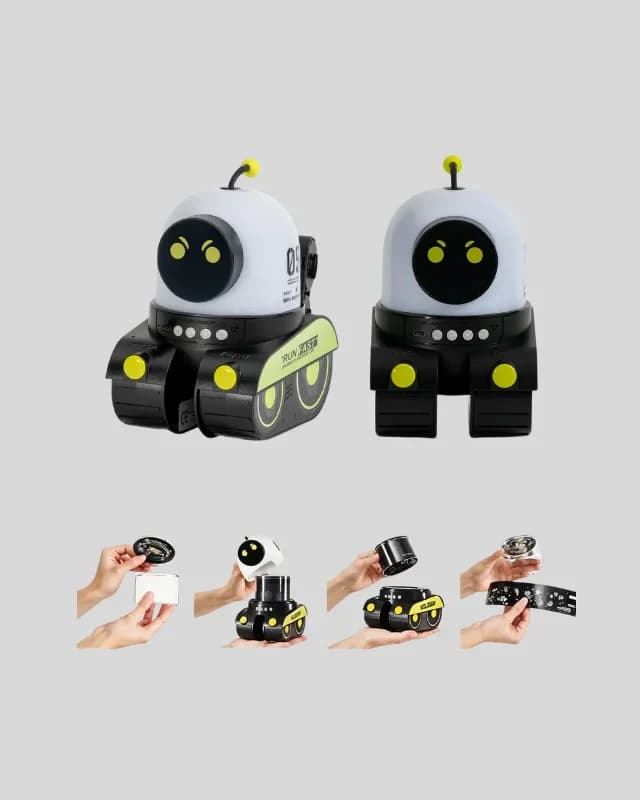 Yaratıcı Robot Tasarımlı Led Projektör Lamba 1200mah