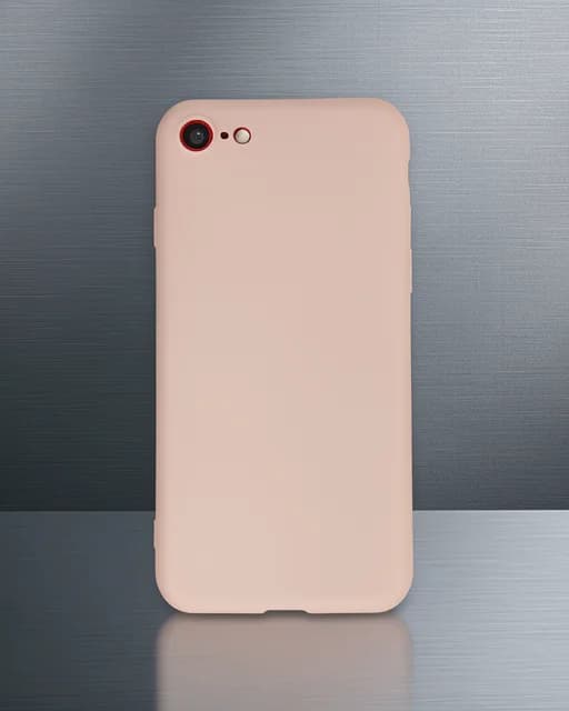 Apple İphone 7 Kılıf First Silikon - Pudra