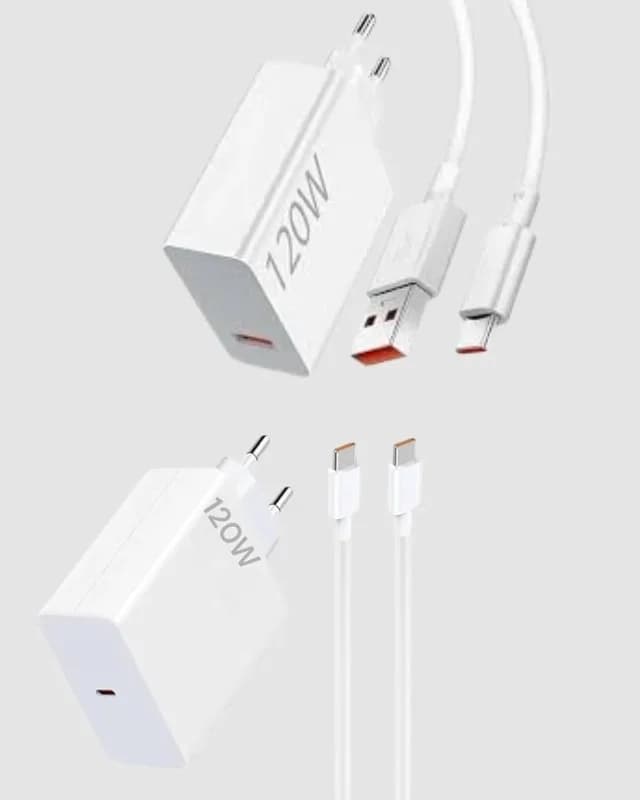 Hızlı Şarj Adaptörü 120w Type-c Kablo İle Güvenli Kullanım