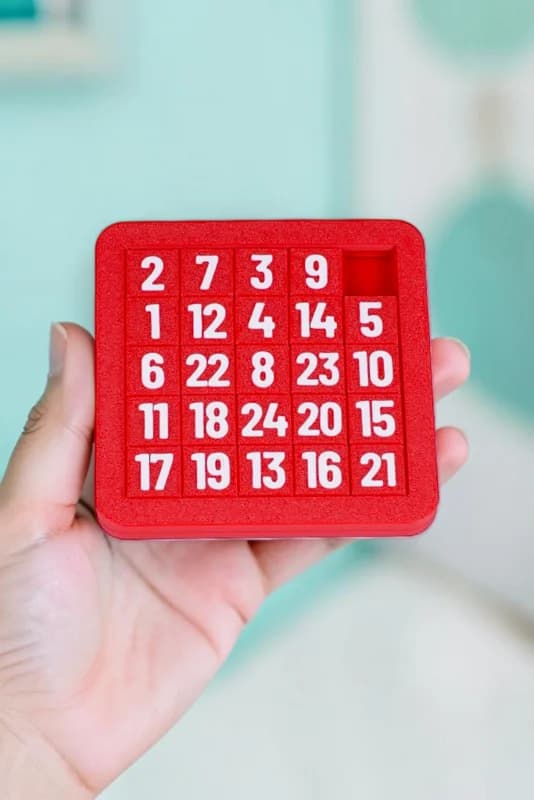 Sayılar puzzle 5x5 zeka oyunu geliştiren oyuncak yetişkin puzzle çocuk sayı kaydırma