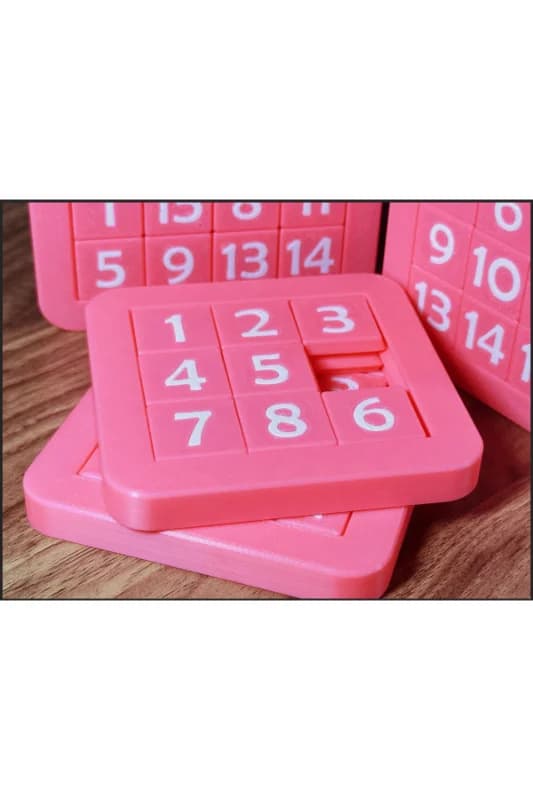 Sayı kaydırma oyunu 3x3 blok sayılar puzzle oyunu çocuk yetişkin zeka oyun
