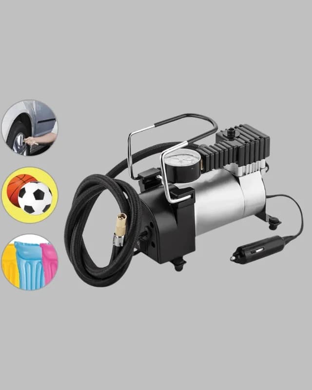 Oto Kompresör 140 Psı Manometreli 12v Hızlı Şişirme
