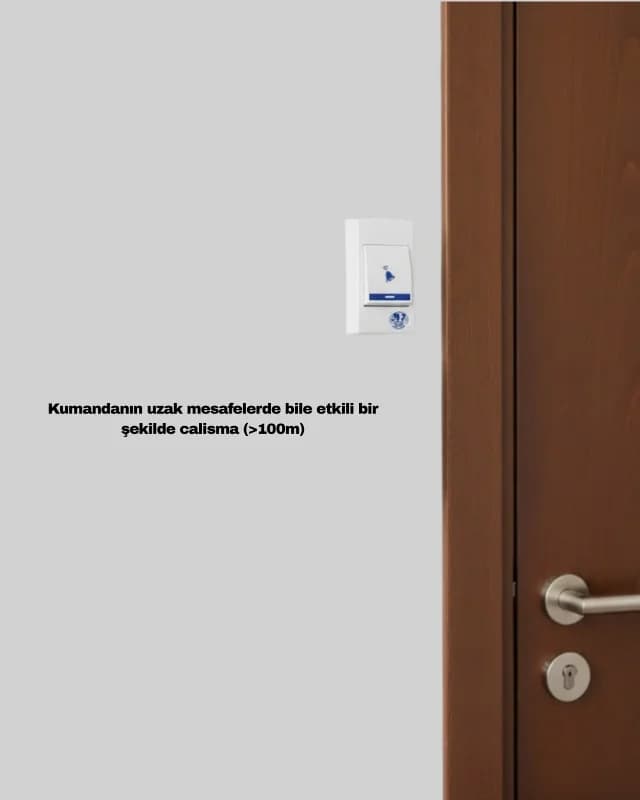 Yeni Nesil Kablosuz Kapı Zili 32 Melodi İle Kullanım Kolaylığı