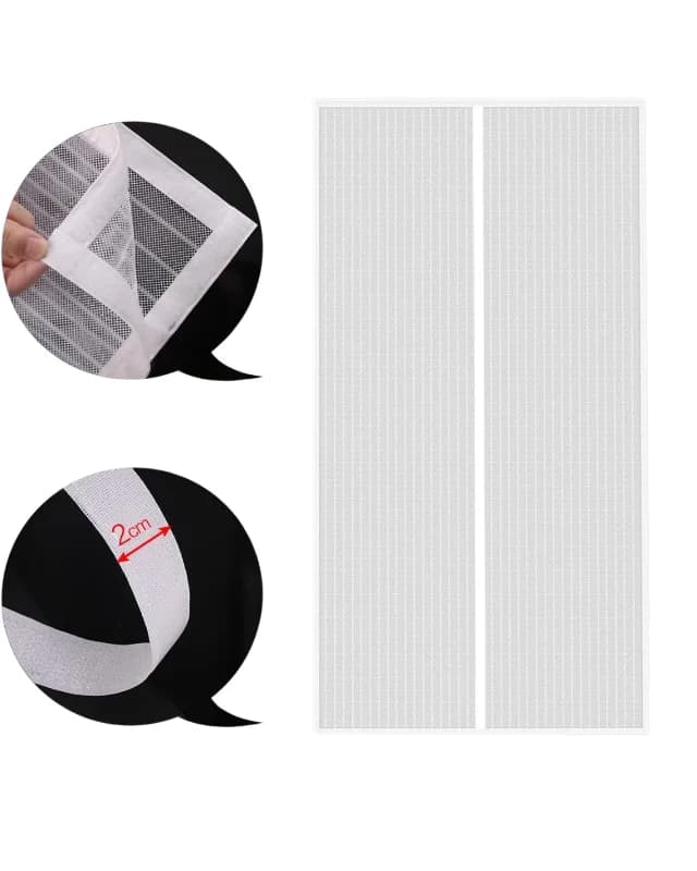 Kolay Montajlı Mıknatıslı Kapı Sinekliği 105x210 Cm