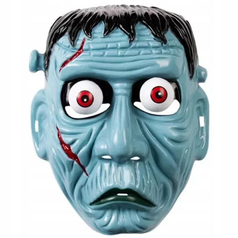 Eğlenceli Frankenstein Temalı Sallanan Maske - Unisex
