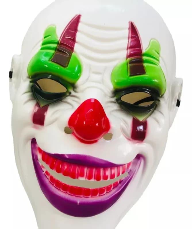 Korkutucu Palyaço Joker Maskesi - Unisex Kullanım