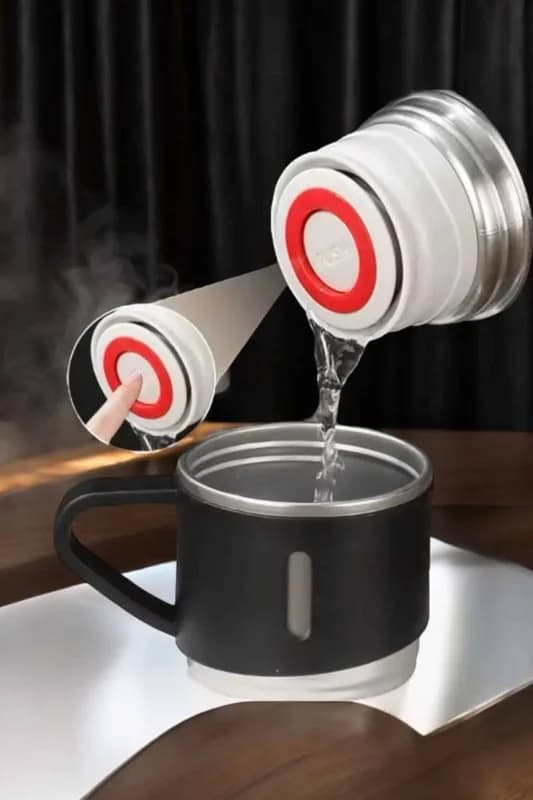 Dayanıklı 3'lü Termos Seti 500 Ml Uzun Süre Isı Koruma