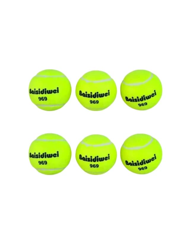 Yüksek Zıplama Performanslı 6'lı Tenis Topu Seti