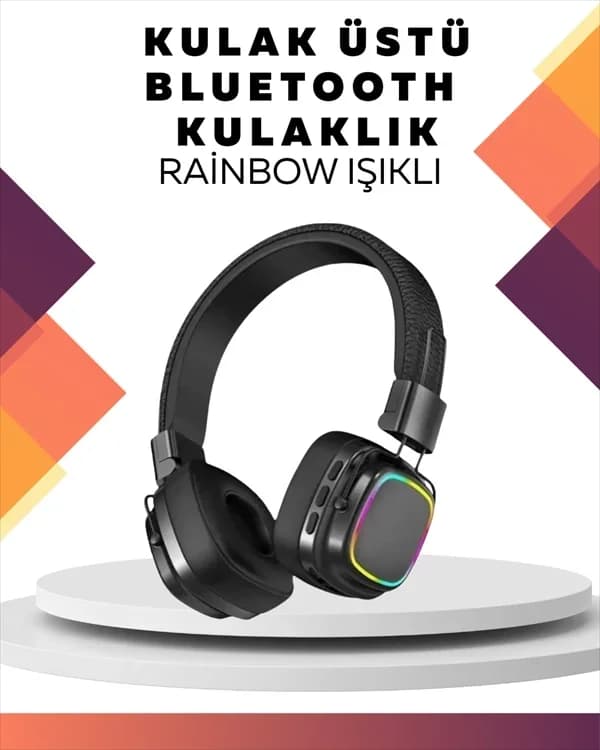 Bluetooth Kulak Üstü Kulaklık 15-40 Saat Pil Ömrü İle
