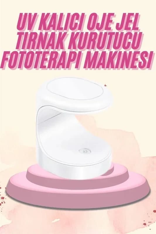 Taşınabilir Oje Kurutucu Fototerapi Makinesi 16 Watt