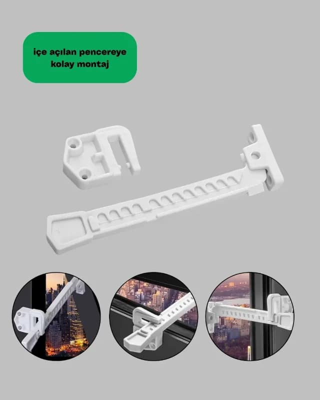 Güvenli Pencere Açılma Sınırlayıcı 2'li Set