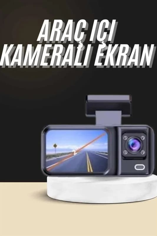 Geniş Açılı 1080p Araç Kamerası 3 Kameralı Set