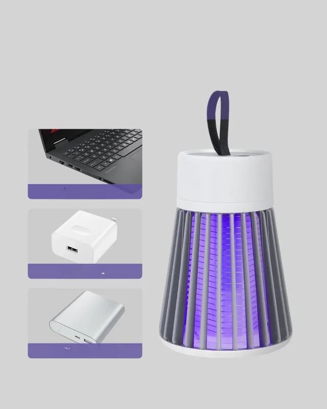 Güvenli Sivrisinek Kovucu Lamba 2000 Mah Şarjlı