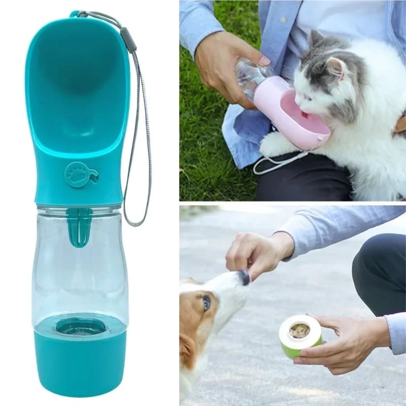 Kilitlenebilir Su Sızdırmaz Evcil Hayvan Suluğu 380ml
