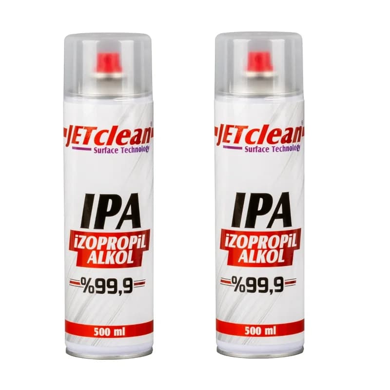 İzopropil Alkol Sprey 500 Ml 2 Adet Temizleme Seti