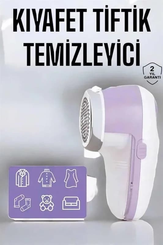 Pratik Tiftik Temizleyici Şarjlı 1 Adet Kolay Kullanım