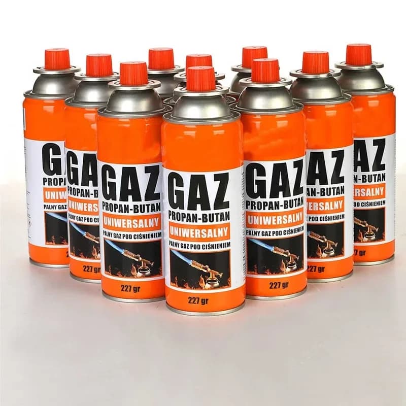 Pratik Gaz Kartuş 227 Gr 10 Adet Kamp İçin Uyumlu