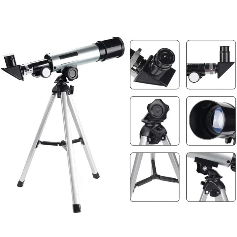 Şık Tasarımlı Mini Teleskop Tripodlu 50x360 Hava Ve Kara Kullanımı