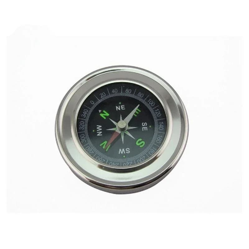 Dayanıklı Yuvarlak Metal Kasa Pusula 60 Mm Avcılık Ve Kamp İçin