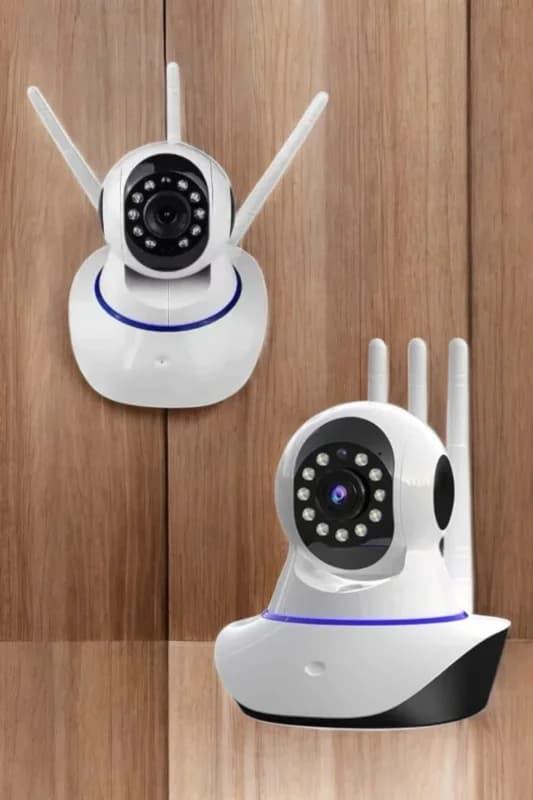 Beyaz Wifi Kamera 1080p Hd Çift Yönlü Ses 3.0mp