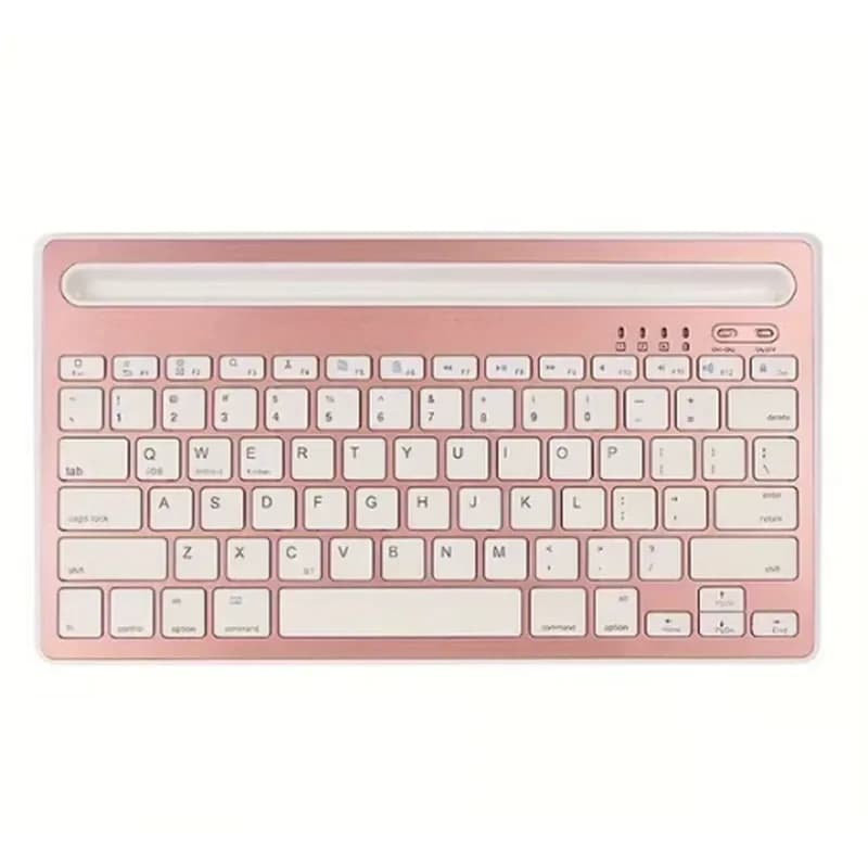 Kablosuz Rose Gold Klavye 2.4ghz İnce Tasarım