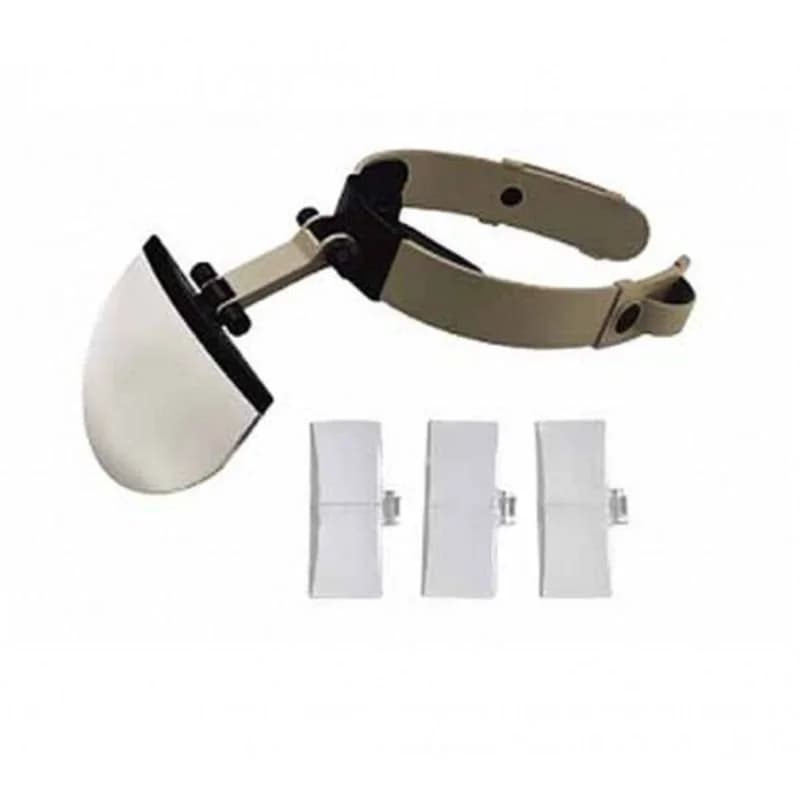 Büyüteçli Şapka Tip Kask 4 Farklı Lens İle Detaylı Görüş