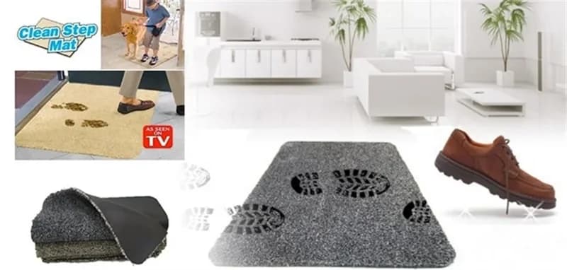 Mikrofiberli Kir Toz Emici Paspas 1 Adet Çamaşır Makinesi Uyumlu