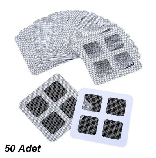 Banyo Gider Süzgeci 50 Adet Saç Yakalayıcı Seti