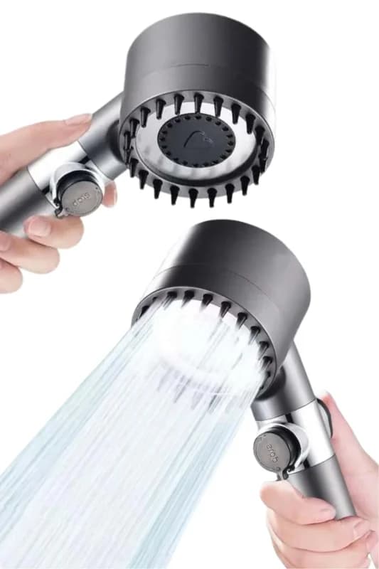 Ergonomik Tasarımlı Su Basınçlı Duş Başlığı 1 Adet